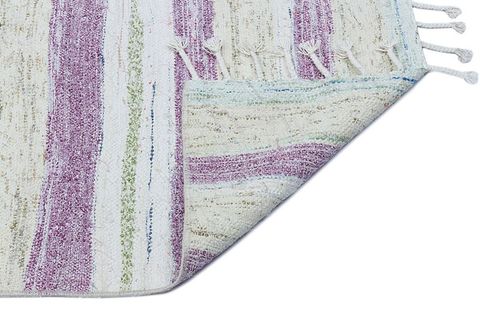 ESKİTME VİNTAGE EL DOKUMA HALI 147X250