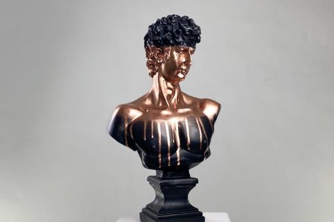 DAVID BITTER CHROME POP ART DEKORATİF ROMA YUNAN HEYKELLERİ