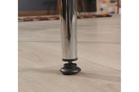 MYMASSA ELİT TREND MUTFAK MASASI, ANTİK BEYAZ, METAL KROM AYAK, 132X80