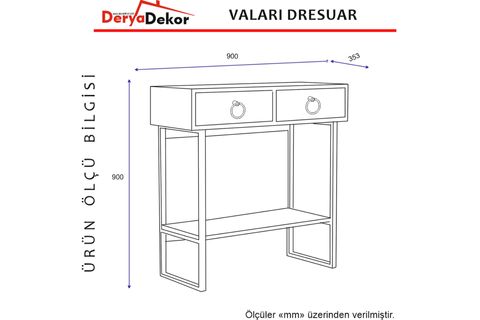 VALERİ VESTİYER, AYNALI, ATLANTİK ÇAM