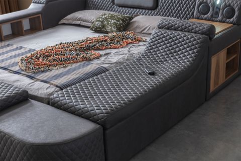ESCALADE SES SİSTEMLİ MASAJLI FONKSİYONEL AKILLI KARYOLA, 160X200