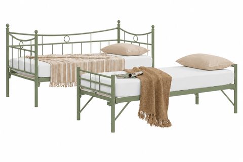 DAİLY DAYBED METAL YAVRULU KARYOLA, YEŞİL, 90X200