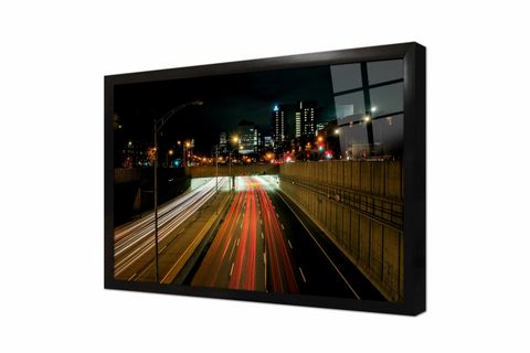 GECE ŞEHİR MANZARASI 1 CAM TABLO, ÇERÇEVESİZ, 30X40, C02000396