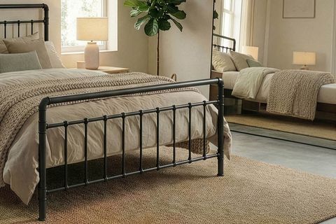 ODİN METAL KARYOLA, SİYAH, 120X200