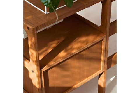 WOODESK NORDİK AHŞAP ÇALIŞMA MASASI, TİK RENK