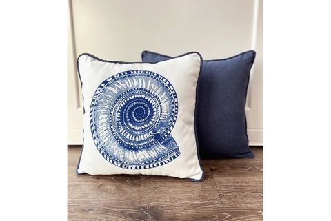 MARİNE CONCEPT DENİZ KABUĞU DESEN BASKILI KIRLENT KILIFI