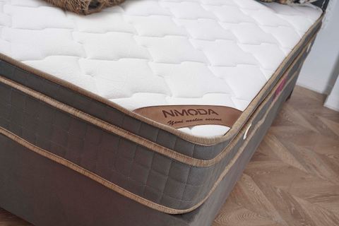 SMART BAZA BAŞLIK YATAK SETİ, GRİ, 90X190