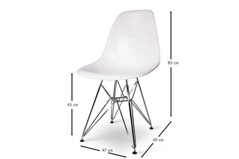 EAMES BEYAZ DSR SANDALYE