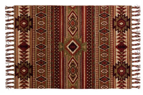 OSSO CASABLANCA JÜT HALI CSS31, VİNTAGE DESENLİ, HASIR, 120X180