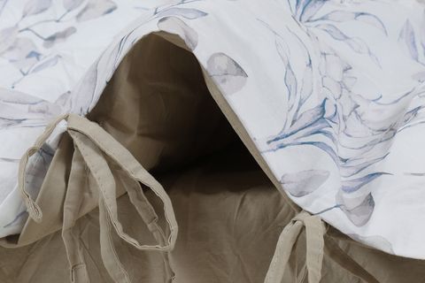 ECOCOTTON KARİNA TEK KİŞİLİK BASKILI NEVRESİM TAKIMI, PAMUK, 160X220 CM