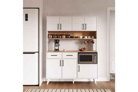 7 Kapaklı 2 Çekmeceli Dolap