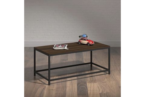 BELLA METAL AHŞAP ORTA SEHPA, SİYAH