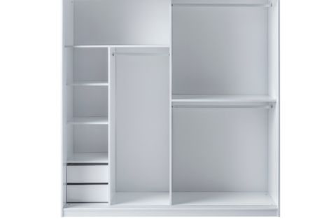 CİTY SÜRGÜLÜ GARDIROP, BEYAZ, 200 CM
