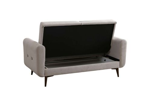 BONA İKİLİ KOLTUK, CEVİZ AYAK, BEJ