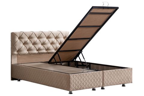 VİTA NEW BAZA BAŞLIK VE COMFORT YATAK SETİ, BEJ, 150X200