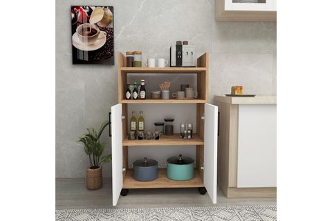ARNETTİ TİRAKS ÇOK AMAÇLI DOLAP, ATLANTİK ÇAM BEYAZ
