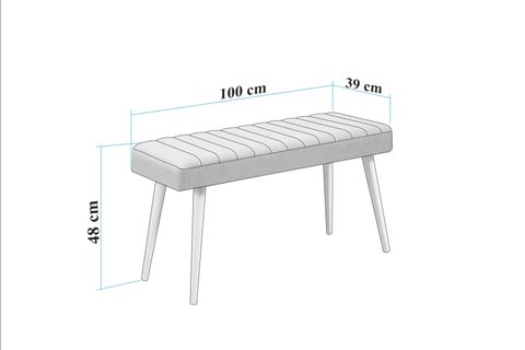 STORMİ BENCH, ATLANTİK ANTRASİT 1053