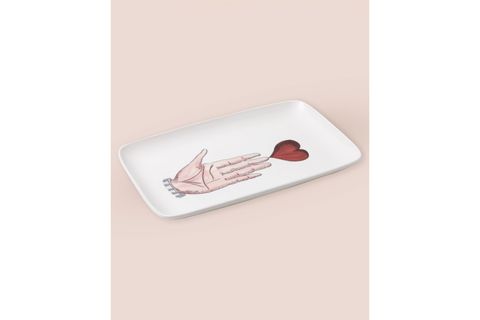 THE MİA LUV DİKDÖRTGEN SERVİS TABAĞI 31X20 CM