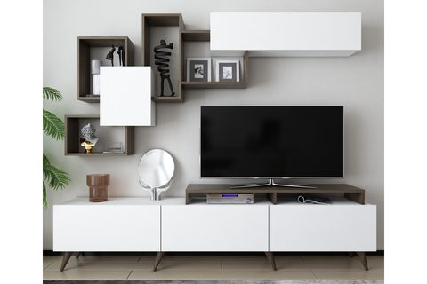 EVDEKİMODA AMMY TV ÜNİTESİ 01, BEYAZ