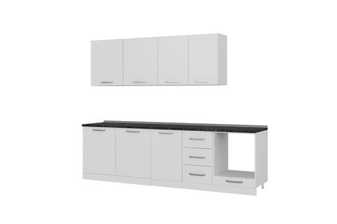 MİNAR VİOLA 275 CM MUTFAK DOLABI BEYAZ 275-B6