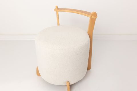 NATUREL AHŞAP PUF