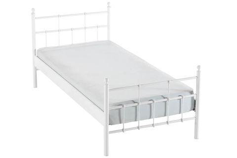 LALAS METAL KARYOLA, BEYAZ, 90X190