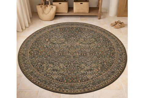 VİNTAGE FOREST DOKUMA TABAN HALI, 598 YNG 80X80 CM