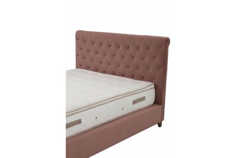DELUXE GÜL ÇİFT KİŞİLİK BAZA+BAŞLIK+YATAK, GÜL KURUSU, 150X200