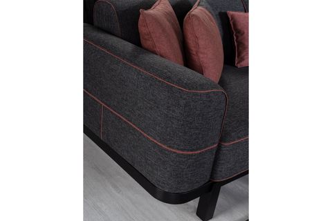 LOTUS ÜÇLÜ KANEPE, ANTRASİT