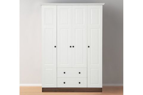 NETLO 4 KAPAKLI 2 ÇEKMECELİ 120 CM GARDIROP