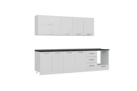 MİNAR BASİC 300 CM MUTFAK DOLABI BEYAZ 300-B7