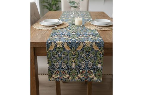 DOĞA ESİNTİSİ PAMUKLU MASA RUNNER, 0041 50X150