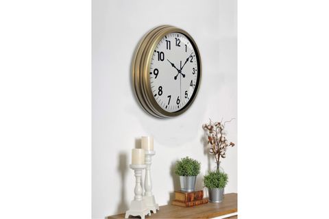 ESKİTME STANDART METAL KLASİK DUVAR SAATİ 40 CM