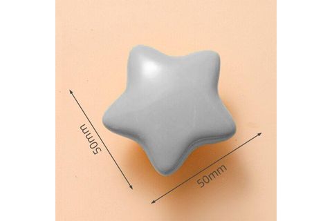 YILDIZ KULP BEBEK ODASI AKSESUARI, GRİ