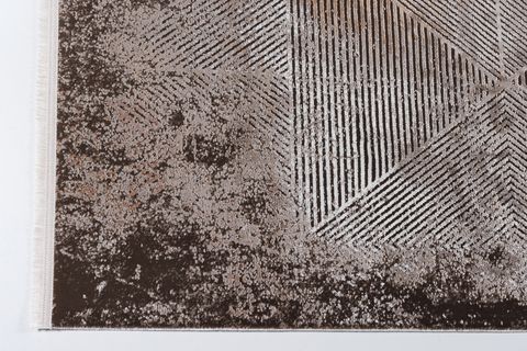 ATLAS HALI FRAPE FP01D KAHVE KREM MODERN SALON HALISI 120X180