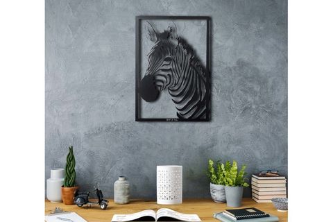 ZEBRA METAL DUVAR DEKORU