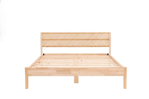 MSM TOKYO DOĞAL AHŞAP KARYOLA, NATUREL, 90X190