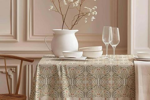 SANAT DOKUSU PAMUK MASA ÖRTÜSÜ, 150X200 CM