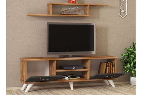KALENDER DEKOR PRUİTT TV ÜNİTESİ PRT07 ATLANTİKÇAM ANTRASİT