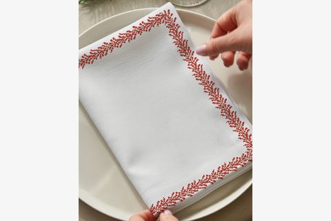 KOKİNA ŞERİDİ PAMUKLU DÖRT ADET PEÇETE