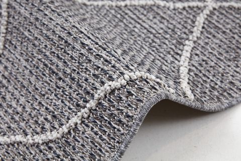 4K INFİNİTY COLLECTİON MODERN MAKİNE HALISI 02, GREY, 80X150 CM