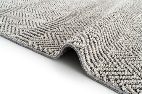 EKO HALI SOHO SH 01 GREY GRİ HAV VERMEZ ETNİK ÖRGÜ HASIR DOKUMA KESME YOLLUK BUKLELİ HALI 120X250