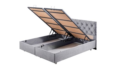 DOLCE BAZA VE BAŞLIK SETİ, AÇIK GRİ, 160X200