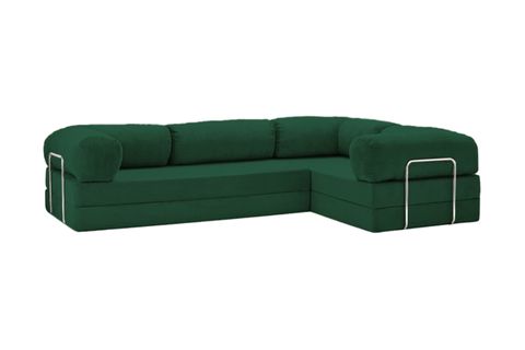 LEGOM MODÜLER YATAKLI AKTİVİTE KÖŞE KOLTUK KOYU YEŞİL, 200X300