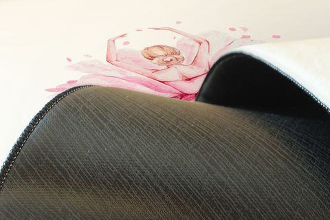 KARNAVAL PEMBE ELBİSELİ BALERİN PRENSES KIZ ÇOCUK ODASI HALISI 120X175