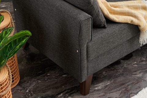 BELLA SOFT İKİLİ KOLTUK, ANTRASİT