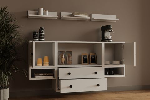 BK ÇOK AMAÇLI DOLAP, 2 ÇEKMECE 2 KAPAKLI, MST