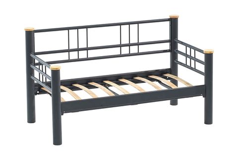 KAPPİS METAL SOFA SEDİR İKİLİ KOLTUK, ANTRASİT, 70X140