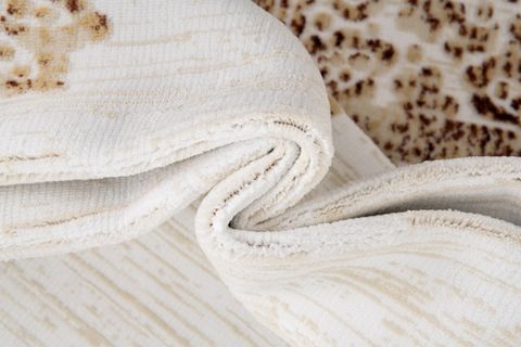 ETHNIC DOKUMA MAKINE HALISI, YUVARLAK, KREM, 160X160, 1921KR