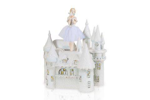 THE MİA PRENSES ŞATOSU LED IŞIKLI MÜZİK KUTUSU 30X26X19CM